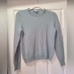 Antonio Melani cashmere knit sweater in blue. 